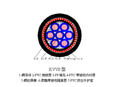 KVVP控制电缆结构图