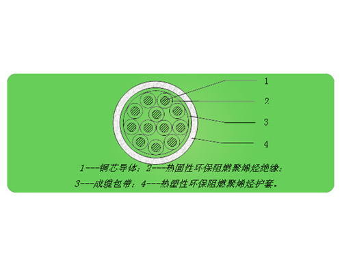 无卤低烟阻燃环保交联聚烯烃绝缘控制电缆 第1张 无卤低烟阻燃环保交联聚烯烃绝缘控制电缆 第1张