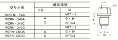 固定螺纹式防爆热电偶WRN-240